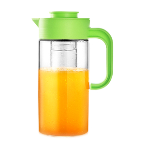 Food Grade High Quality Borosilicate Glass Kettle With Glass Infuser Glass Teapot